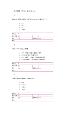 因特网接入服务业务 技术与应用前景分析